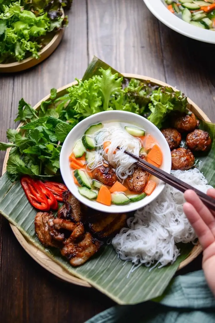 Bún Chả Hương Liên — Ханой, Бунча · «комбо Обамы»