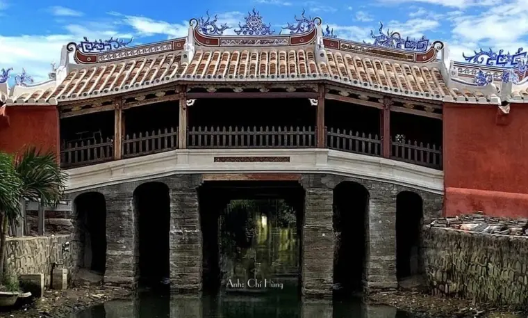 Chùa Cầu — Japanese Bridge — Хойан, Японский крытый мост · 1593