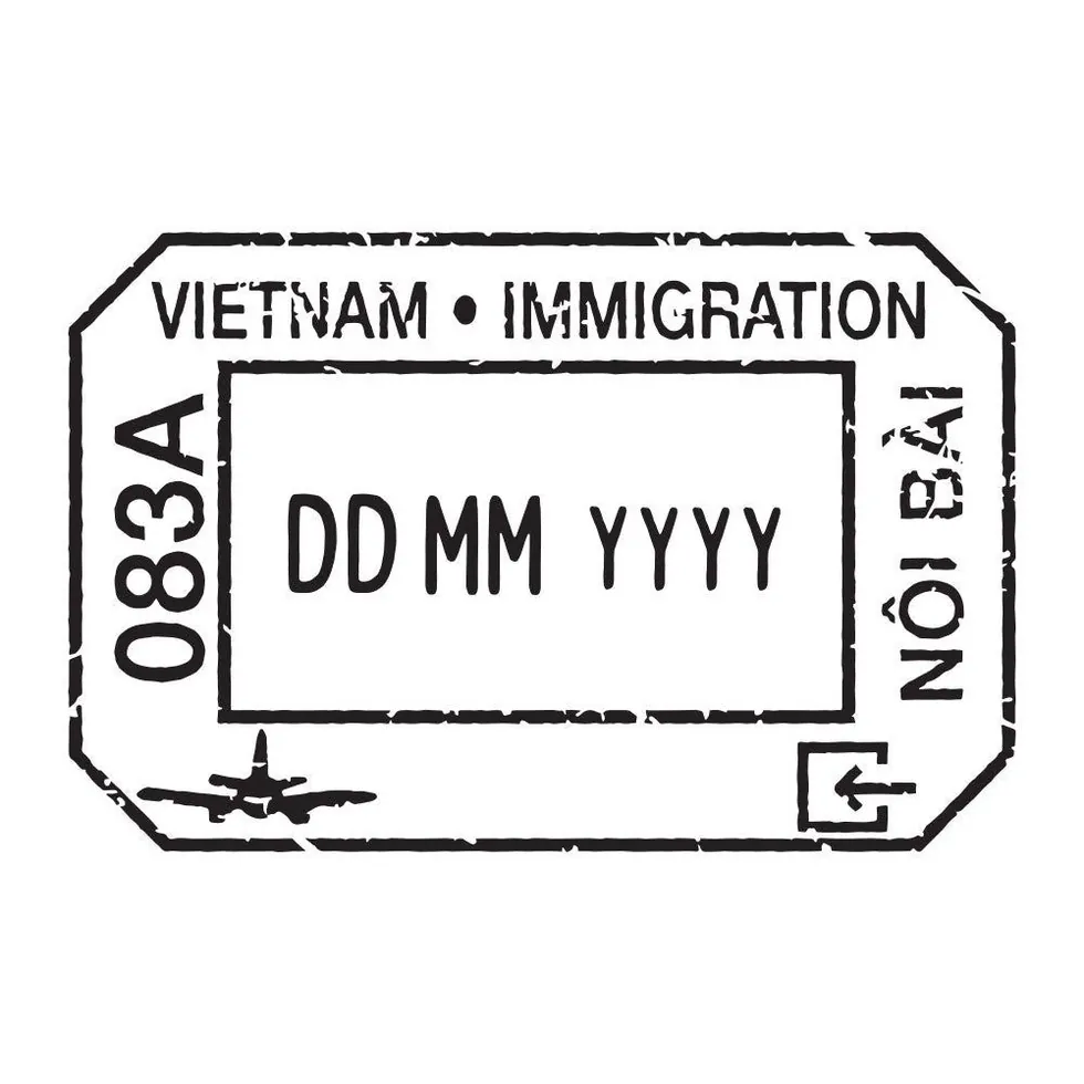 Штамп Vietnam Immigration Noi Bai — въезд в страну